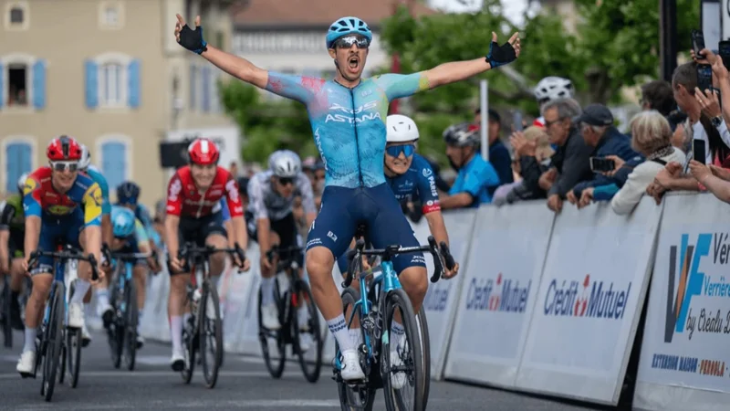 Ludovico Mellano of XDS Astana Development Team claimed an impressive victory on Stage 3 of the Ronde de l’Isard.