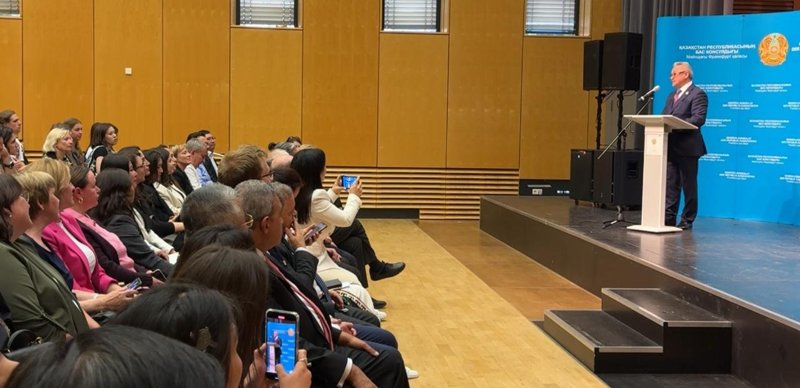 Kazakh ethno-group captivates Frankfurt audience at concert honoring Nurgissa Tlendiyev’s 100th jubilee Nurgissa Tlendiyev