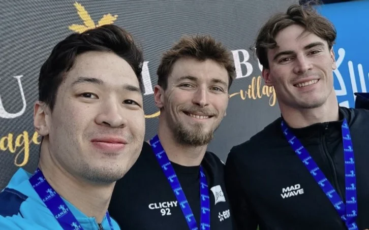 Четверо казахстанцев вошли в топ-10 турнира по плаванию во Франции