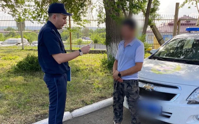 Өскеменде заңсыз такси қызметін көрсеткен шетелдік ұсталды