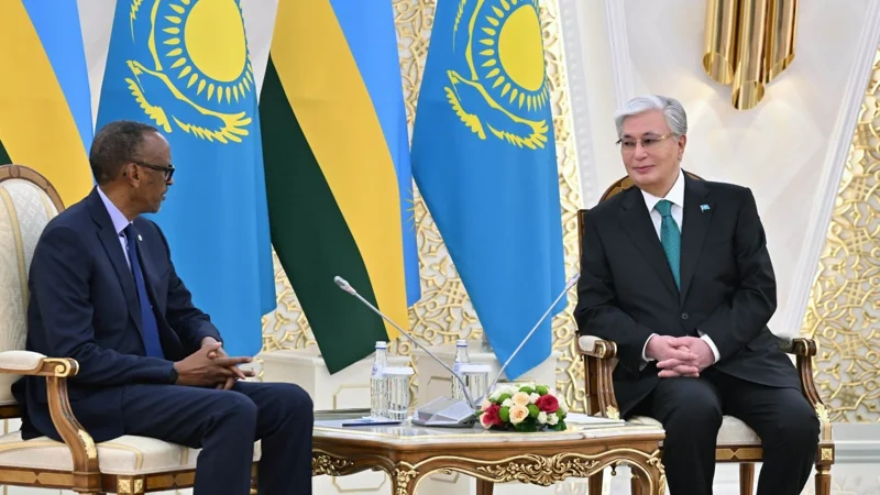 Қазақстан мен Руанда Президенттері 