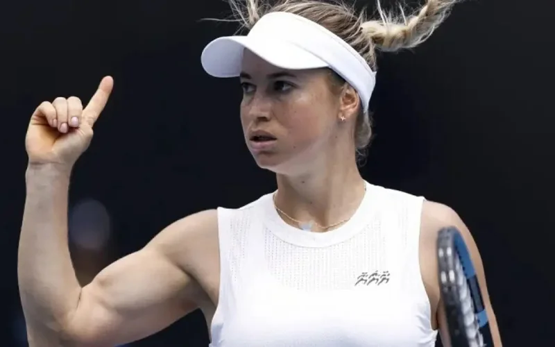 Yulia Putintseva of Kazakhstan off to solid start at French Open 2025