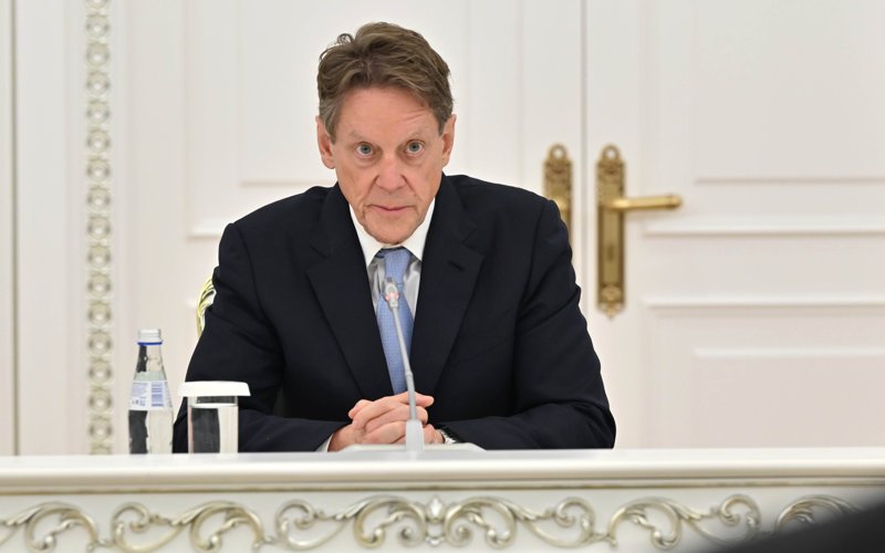 Глава государства принял исполнительного сопредседателя совета директоров Ivanhoe Mines Ltd. Глава государства принял исполнительного сопредседателя совета директоров Ivanhoe Mines Ltd.