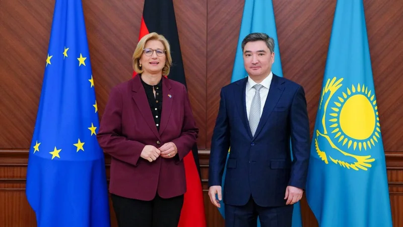 На долю Казахстана приходится 81% всей торговли Германии с Центральной Азией