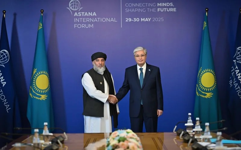 Мемлекет басшысы Ауғанстан өнеркәсіп және сауда министрінің міндетін атқарушы Нуриддин Азизиді қабылдады