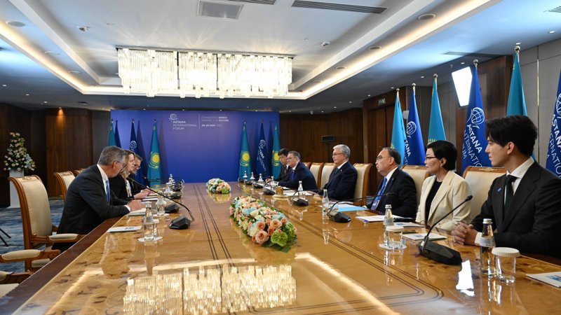 Мемлекет басшысы Миграция жөніндегі халықаралық ұйымның бас директоры Эми Поупты қабылдады Мемлекет басшысы Миграция жөніндегі халықаралық ұйымның бас директоры Эми Поупты қабылдады