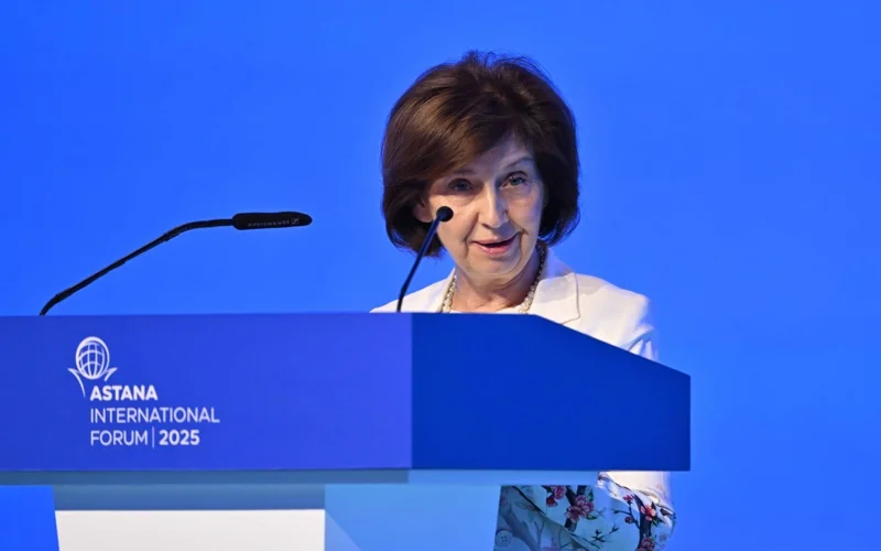 President Gordana Siljanovska-Davkova of North Macedonia