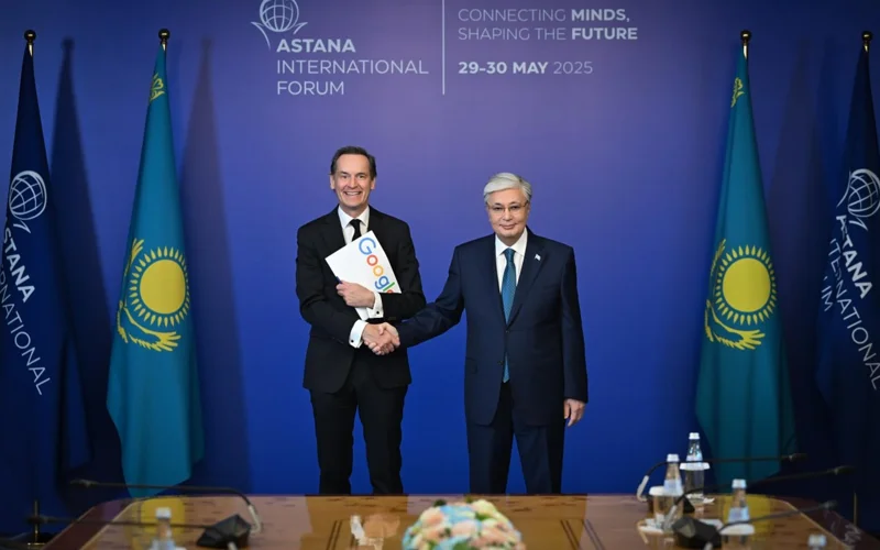 Касым-Жомарт Токаев принял вице-президента Google по Центральной и Восточной Европе