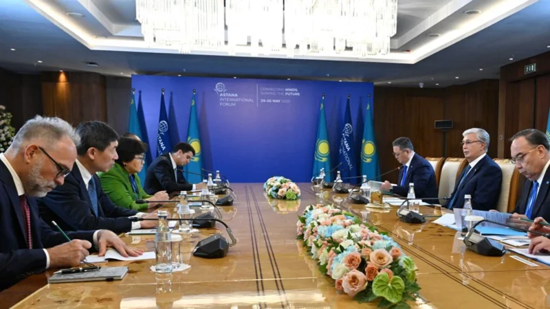 Қазақстан Президенті БҰҰ-ның жоғары өкілдерімен кездесу өткізді