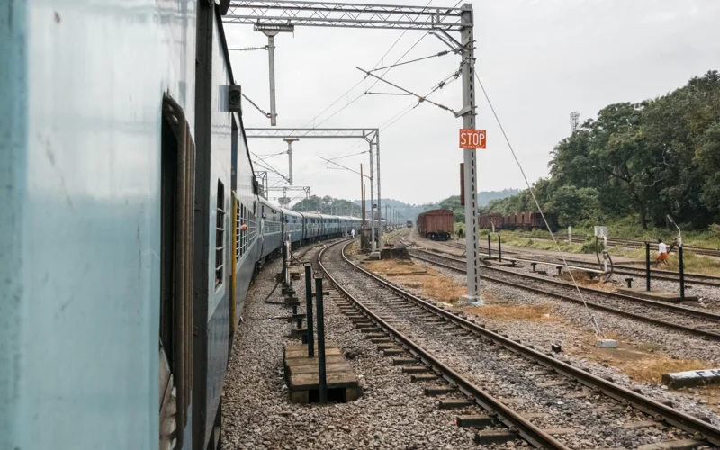 железная дорога, поезд