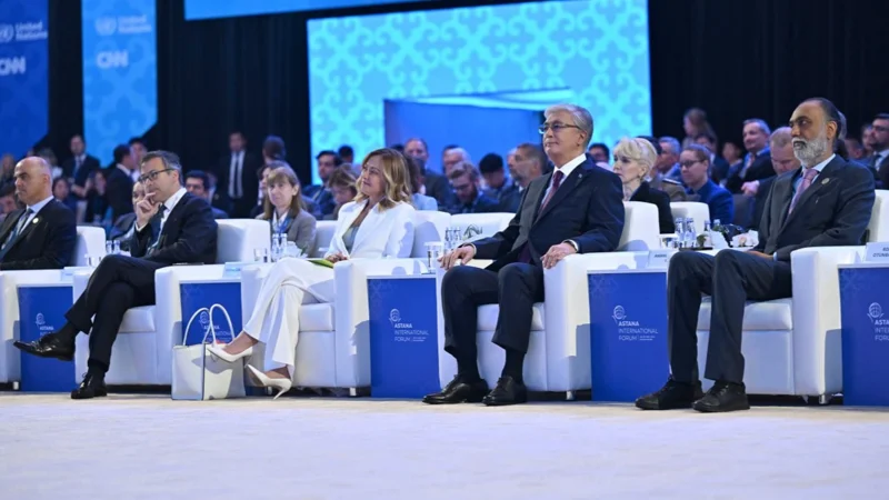 Президент пен Джорджа Мелони Астана халықаралық форумының арнайы сессиясына қатысты