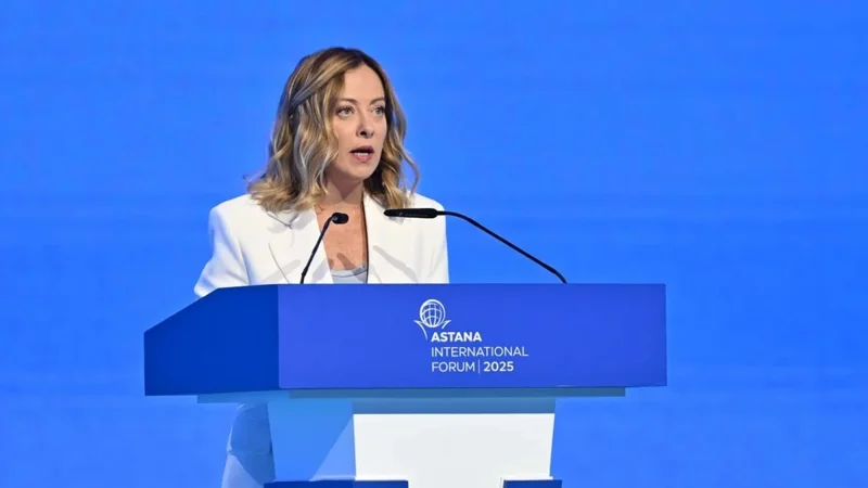 Italian PM Giorgia Meloni hails visit to Kazakhstan as 'historic'