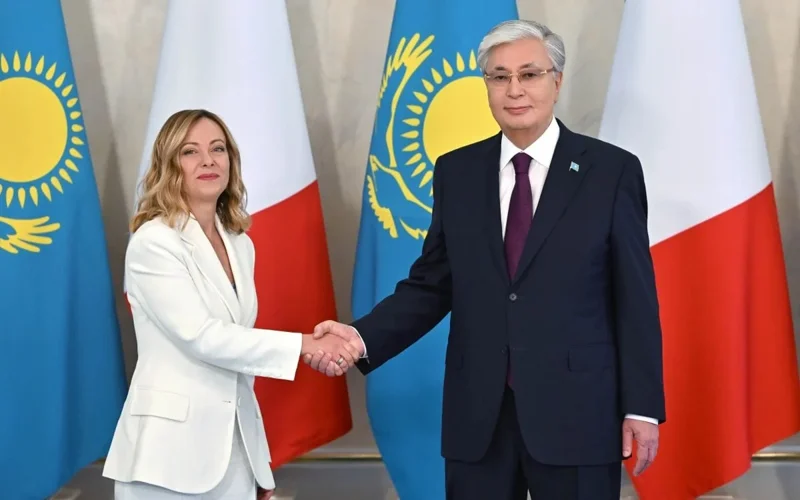 The Head of State, Kassym-Jomart Tokayev, and Prime Minister of Italy Giorgia Meloni held talks at the Akorda Palace