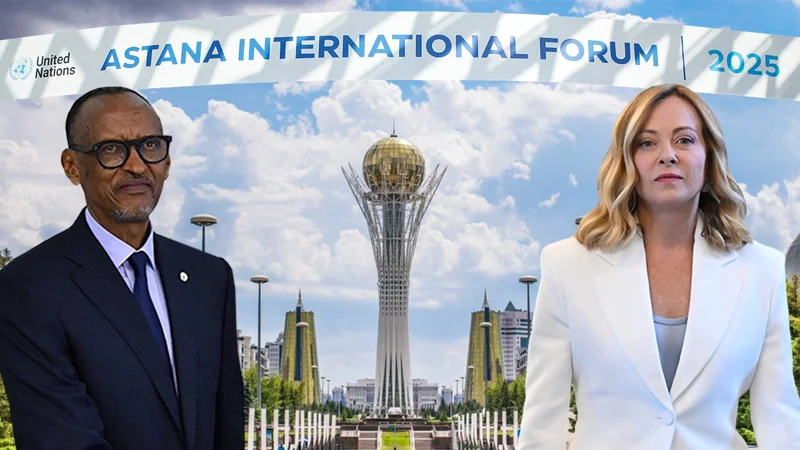 Визит Кагаме и Мелони, международный форум Астана