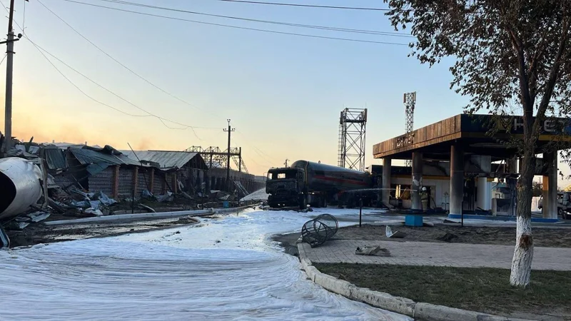 Экстренное заседание оперштаба провели после взрыва на АЗС в Кульсары