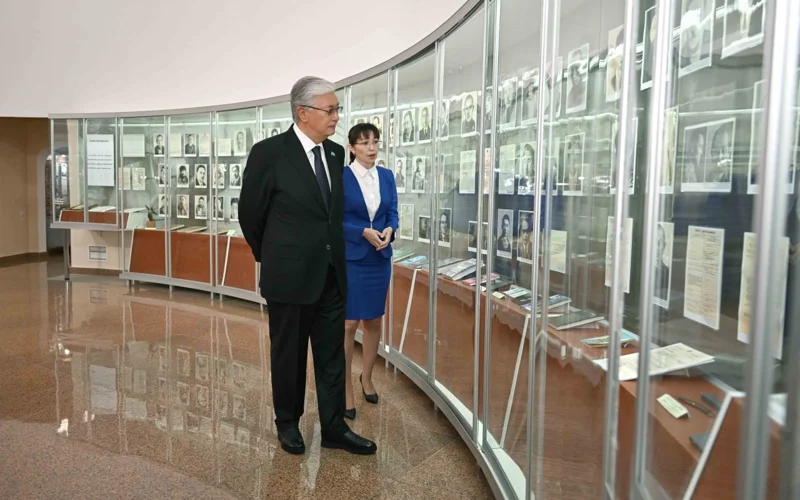 President Tokayev visits ALZHIR Museum