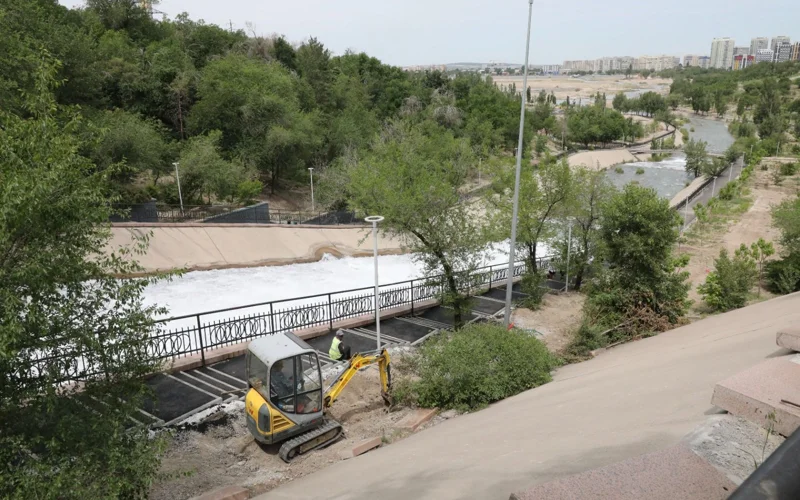 Реконструкция озера Сайран: началась подготовка к наполнению чаши водой