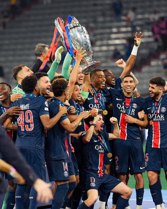 PSG crushes Inter 5:0 to win first Champions League title PSG