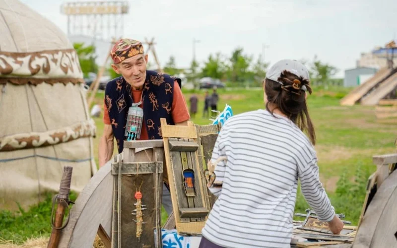 Астанада «JETI QAZYNA» этноауылы ашылды