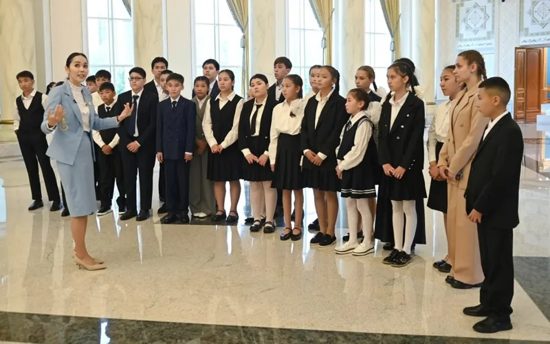 Children explore Akorda on International Children’s Day