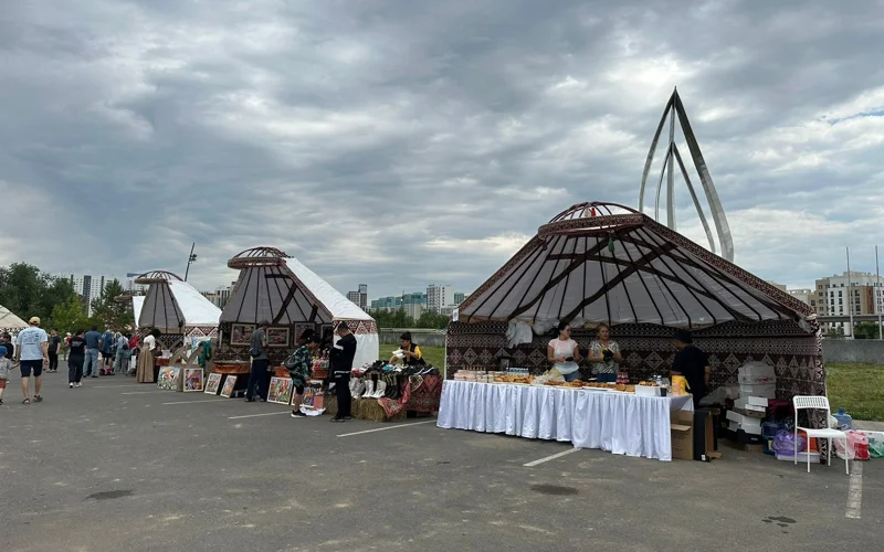 В Астане открыли уникальный этноаул «JETI QAZYNA»