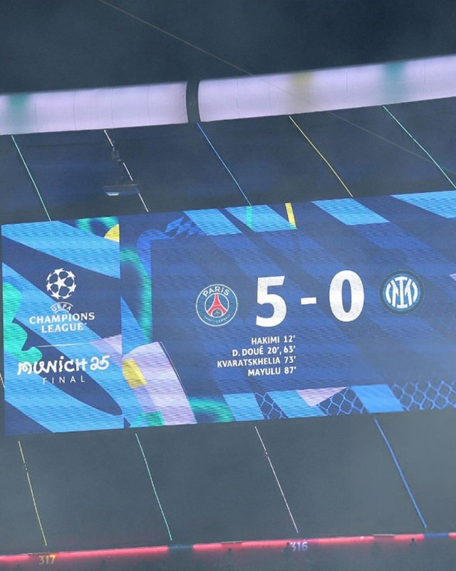 PSG crushes Inter 5:0 to win first Champions League title PSG
