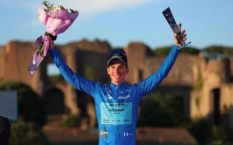 XDS Astana rider Lorenzo Fortunato crowned King of the Mountain at Giro d’Italia