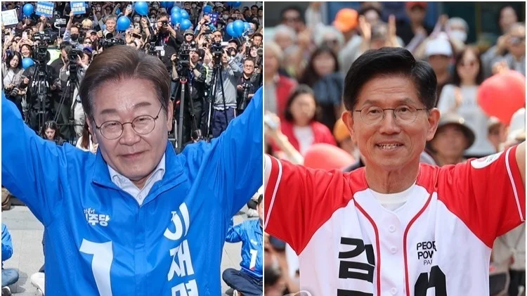 S. Korea: Lee, Kim to converge on Seoul on eve of Election Day