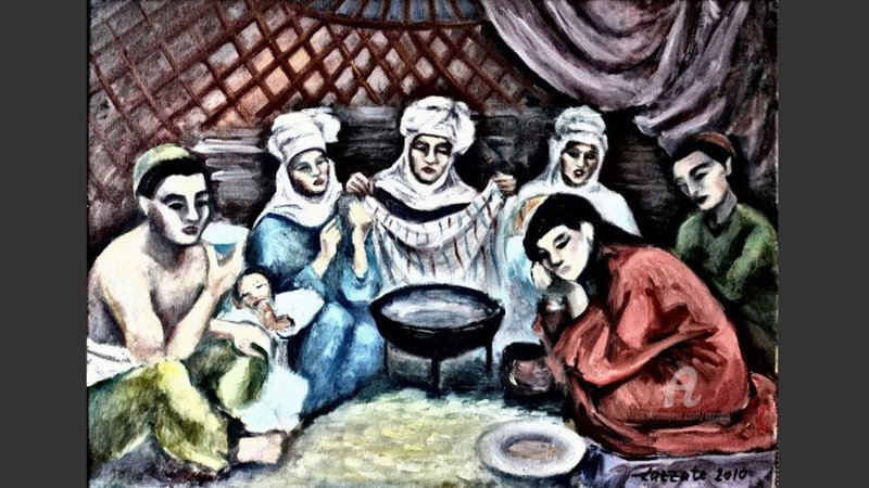 Les Kazakhs yourte by Lazzate Maral Les Kazakhs yourte by Lazzate Maral