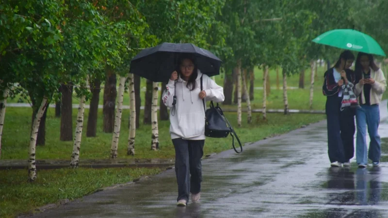 Rains with thunderstorms to batter most of Kazakhstan through Tuesday 