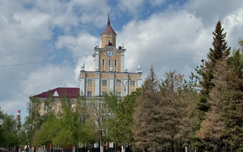погода, Костанайская область, деревья, природа
