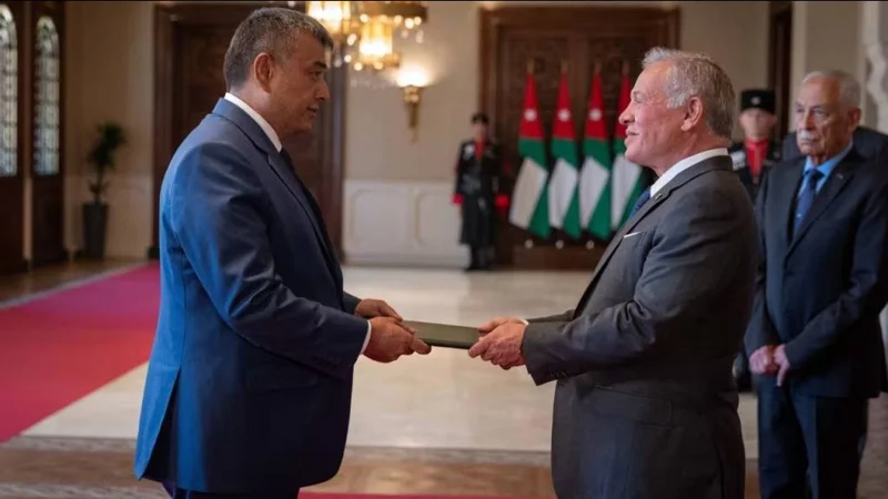 Uzbekistan’s Ambassador and King of Jordan