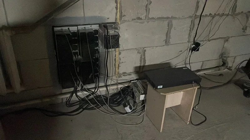  Незаконное майнинговое оборудование обнаружили в Акмолинской области