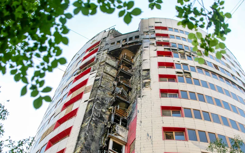 Пожар в ЖК Семь бочек: жители рассказали подробности