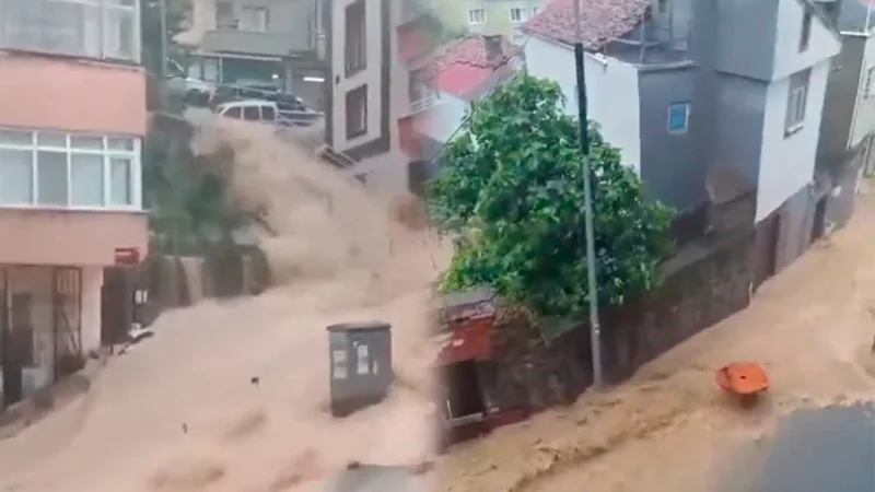 Түркияда қатты су тасқыны салдарынан бір адам жоғалды