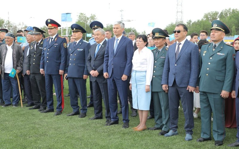 Ұлытау облысында ҚР Мемлекеттік рәміздері күніне орай Мемлекеттік Ту көтеру рәсімі өтті Ұлытау облысында ҚР Мемлекеттік рәміздері күніне орай Мемлекеттік Ту көтеру рәсімі өтті