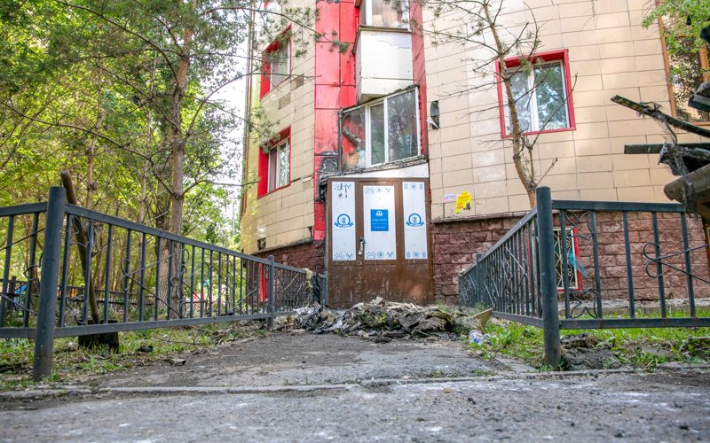 Последствия пожара в ЖК Семь бочек Последствия пожара в ЖК Семь бочек