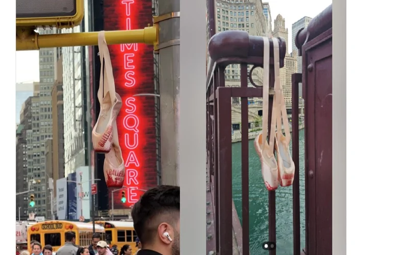 Окровавленные пуанты заполонили улицы Нью-Йорка