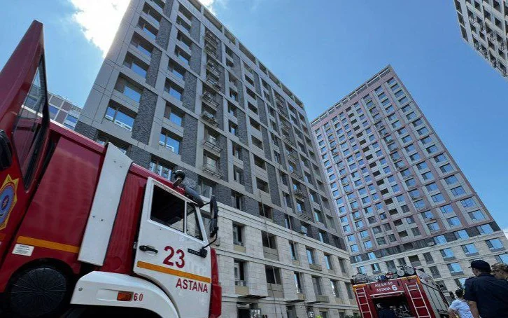 пожар в Sensata Plaza