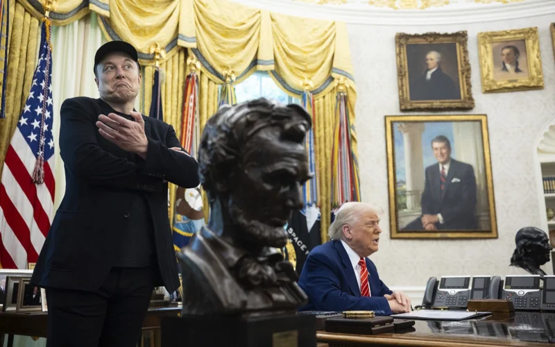 Илон Маск и Дональд Трамп