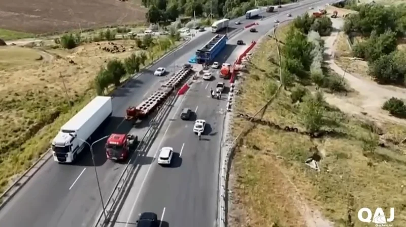Движение на трассе Тараз — Шымкент полностью восстановлено