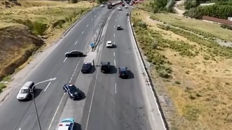 Taraz - Shymkent jolynda qozǵalys tolyq qalpyna keltirildi