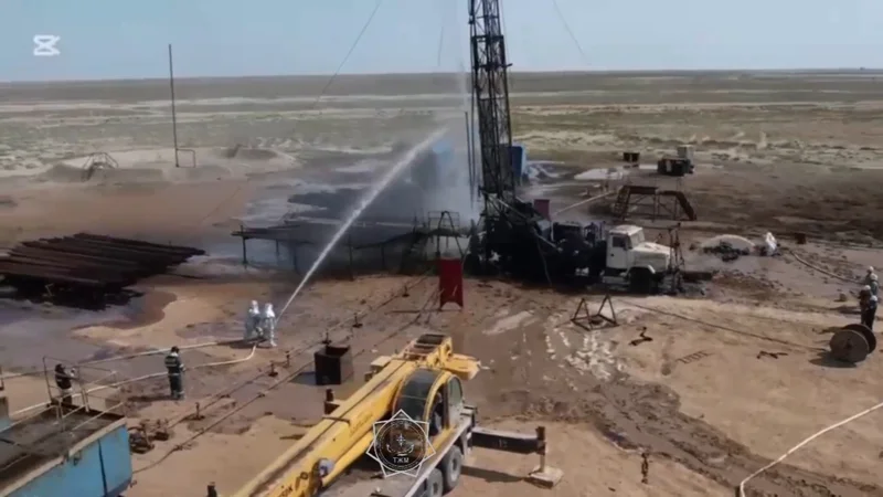 Авария на газовой скважине в Мангистауской области устранена
