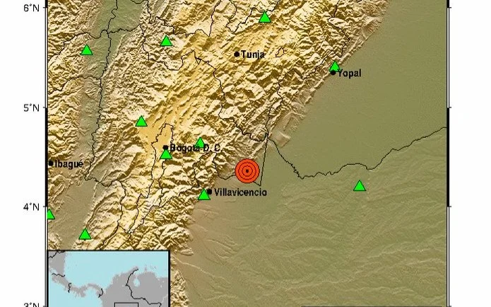 В Колумбии произошло мощное землетрясение