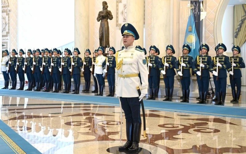 President Bulgarian President Rumen Radev arrives at Akorda
