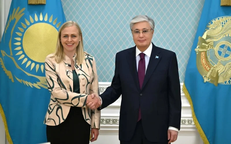 Tokayev holds meeting with OSCE Chairperson-in-Office Elina Valtonen