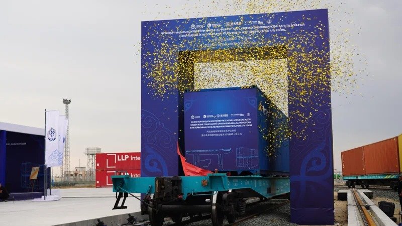 Kazakhstan commissions largest container hub in Caspian Sea Kazakhstan