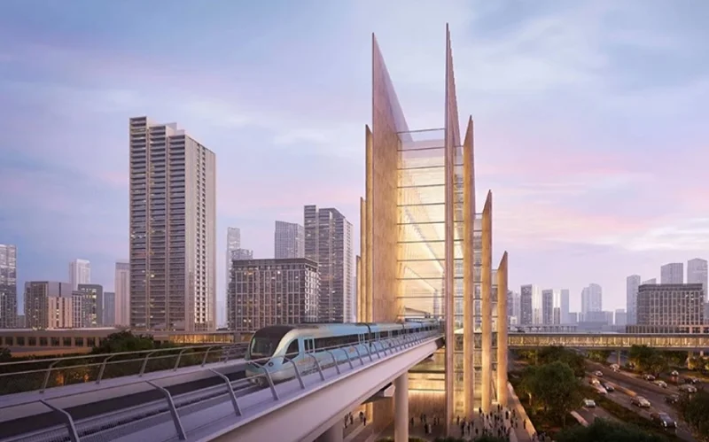 Дубайда әлемдегі ең биік метро станциясы салынады
