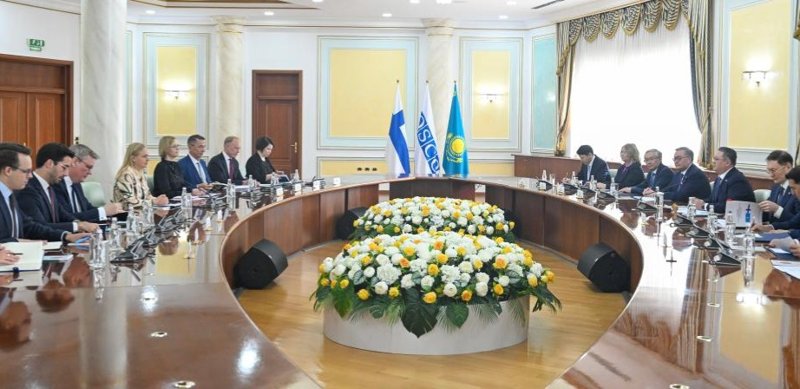 Kazakhstan, Finland confirm commitment to constructive engagement and strengthening cooperation within OSCE Kazakhstan, Finland, OSCE