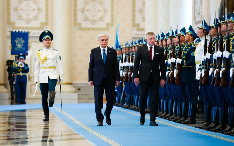 Prime Minister of Slovakia arrives at Akorda Prime Minister of Slovakia arrives at Akorda